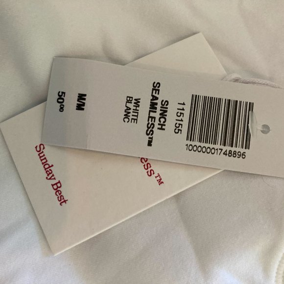 Aritzia Sunday Best SinchSeamless™ Willow Hip Longsleeve - White - With Tags! - Picture 4 of 6